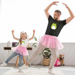 Fashion, accesorii si bijuterii - Copii - Imbracaminte copii - Tricouri copii - Tricou Copii Fete Squish mallows Broscuta Broasca CoolTrend, negru, marime XS Copii - Infinity.ro
