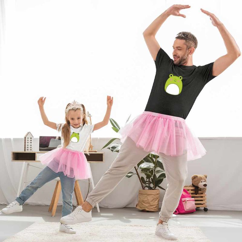 Fashion, accesorii si bijuterii - Copii - Imbracaminte copii - Tricouri copii - Tricou Copii Fete Squish mallows Broscuta Broasca CoolTrend, negru, marime XS Copii - Infinity.ro