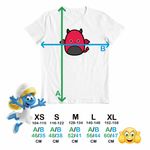 Fashion, accesorii si bijuterii - Copii - Imbracaminte copii - Tricouri copii - Tricou Copii Baieti Squish mallows Diavol Horror CoolTrend, alb, marime XS Copii - Infinity.ro