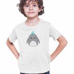 Fashion, accesorii si bijuterii - Copii - Imbracaminte copii - Tricouri copii - Tricou Copii Baieti Squishmallows Balena Squis CoolTrend, alb, marime M Copii - Infinity.ro