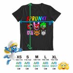 Fashion, accesorii si bijuterii - Copii - Imbracaminte copii - Tricouri copii - Tricou Copii Fete Sprunki Horror Beats CoolTrend, negru, marime L Copii - Infinity.ro