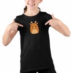 Fashion, accesorii si bijuterii - Copii - Imbracaminte copii - Tricouri copii - Tricou Copii Fete Squishmallows Cerb Squis CoolTrend, negru, marime XL Copii - Infinity.ro