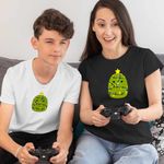 Fashion, accesorii si bijuterii - Copii - Imbracaminte copii - Tricouri copii - Tricou Copii Baieti Squishmallows Brad Craciun Decembrie CoolTrend, negru, marime XS Copii - Infinity.ro