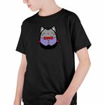 Fashion, accesorii si bijuterii - Copii - Imbracaminte copii - Tricouri copii - Tricou Copii Baieti Squishmallows Dracula Romania Halloween CoolTrend, negru, marime XS Copii - Infinity.ro
