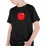 Fashion, accesorii si bijuterii - Copii - Imbracaminte copii - Tricouri copii - Tricou Copii Baieti Squishmallows Mar Fruct CoolTrend, negru, marime XS Copii - Infinity.ro