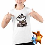 Fashion, accesorii si bijuterii - Copii - Imbracaminte copii - Tricouri copii - Tricou Copii Fete Banban Sheriff Toadster Gradinita CoolTrend, alb, marime M Copii - Infinity.ro