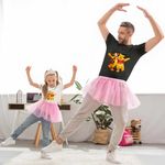 Fashion, accesorii si bijuterii - Copii - Imbracaminte copii - Tricouri copii - Tricou Copii Fete Winnie the Pooh Tigger Tigrut CoolTrend, negru, marime XL Copii - Infinity.ro