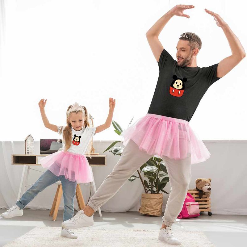 Fashion, accesorii si bijuterii - Copii - Imbracaminte copii - Tricouri copii - Tricou Copii Fete Squishmallows Mickey Mouse CoolTrend, negru, marime XS Copii - Infinity.ro