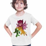 Fashion, accesorii si bijuterii - Copii - Imbracaminte copii - Tricouri copii - Tricou Copii Baieti Owlette Creeper Garda Felina Kion CoolTrend, alb, marime L Copii - Infinity.ro