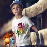 Fashion, accesorii si bijuterii - Copii - Imbracaminte copii - Tricouri copii - Tricou Copii Baieti Owlette Creeper Garda Felina Kion CoolTrend, alb, marime L Copii - Infinity.ro
