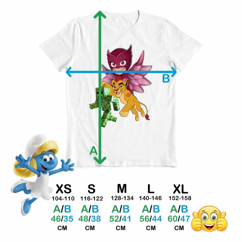 Fashion, accesorii si bijuterii - Copii - Imbracaminte copii - Tricouri copii - Tricou Copii Baieti Owlette Creeper Garda Felina Kion CoolTrend, alb, marime L Copii - Infinity.ro