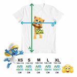 Fashion, accesorii si bijuterii - Copii - Imbracaminte copii - Tricouri copii - Tricou Copii Fete Ginger Talking Tom CoolTrend, alb, marime L Copii - Infinity.ro