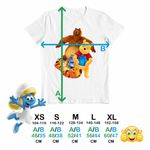 Fashion, accesorii si bijuterii - Copii - Imbracaminte copii - Tricouri copii - Tricou Copii Fete Grizzy Lemingii Winnie the Pooh CoolTrend, alb, marime XS Copii - Infinity.ro