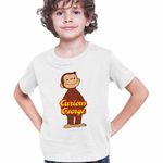 Fashion, accesorii si bijuterii - Copii - Imbracaminte copii - Tricouri copii - Tricou Copii Baieti Curiosul George Maimuta Zoo CoolTrend, alb, marime L Copii - Infinity.ro