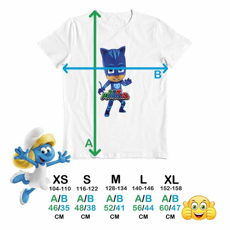 Fashion, accesorii si bijuterii - Copii - Imbracaminte copii - Tricouri copii - Tricou Copii Baieti Pj Masks Catboy Eroii Pijama CoolTrend, alb, marime XL Copii - Infinity.ro