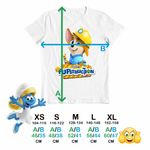Fashion, accesorii si bijuterii - Copii - Imbracaminte copii - Tricouri copii - Tricou Copii Baieti Pupstruction Phinny Catelusi Constructori CoolTrend, alb, marime XL Copii - Infinity.ro