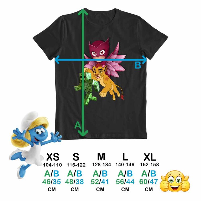 Fashion, accesorii si bijuterii - Copii - Imbracaminte copii - Tricouri copii - Tricou Copii Fete Owlette Creeper Garda Felina Kion CoolTrend, negru, marime M Copii - Infinity.ro