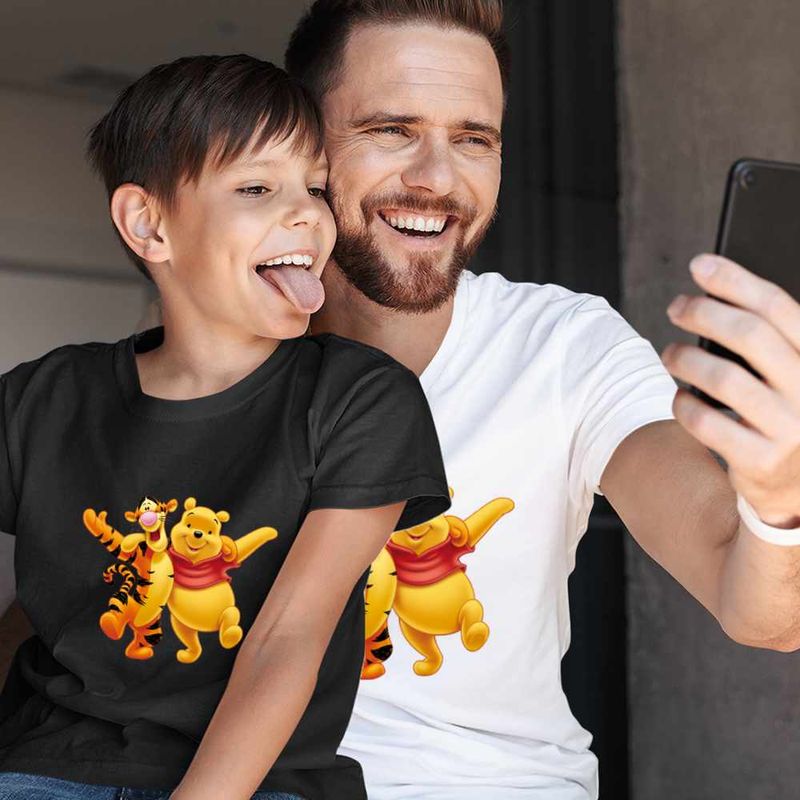 Fashion, accesorii si bijuterii - Copii - Imbracaminte copii - Tricouri copii - Tricou Copii Baieti Winnie the Pooh Tigger Tigrut CoolTrend, alb, marime L Copii - Infinity.ro