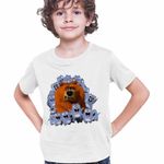 Fashion, accesorii si bijuterii - Copii - Imbracaminte copii - Tricouri copii - Tricou Copii Baieti Ursul Grizzy cu lemingi CoolTrend, alb, marime XL Copii - Infinity.ro