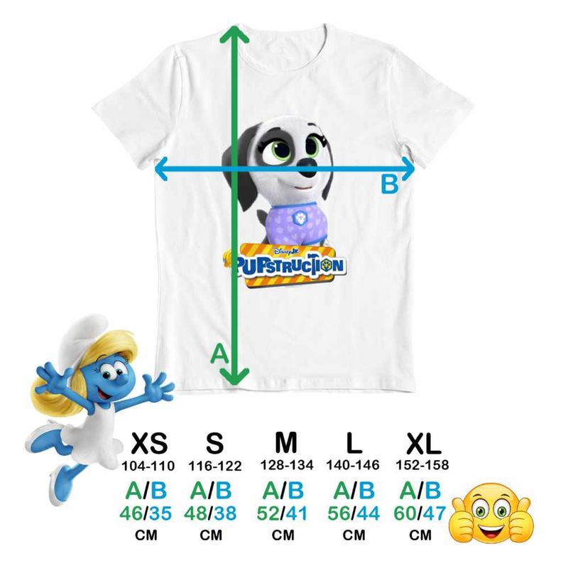 Fashion, accesorii si bijuterii - Copii - Imbracaminte copii - Tricouri copii - Tricou Copii Baieti Pupstruction Bailey Catelusi Constructori CoolTrend, alb, marime XS Copii - Infinity.ro