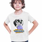 Fashion, accesorii si bijuterii - Copii - Imbracaminte copii - Tricouri copii - Tricou Copii Baieti Pupstruction Bailey Catelusi Constructori CoolTrend, alb, marime XS Copii - Infinity.ro
