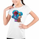 Fashion, accesorii si bijuterii - Copii - Imbracaminte copii - Tricouri copii - Tricou Copii Fete Curiosul George Ariel Stitch Maimuta Desene CoolTrend, alb, marime L Copii - Infinity.ro