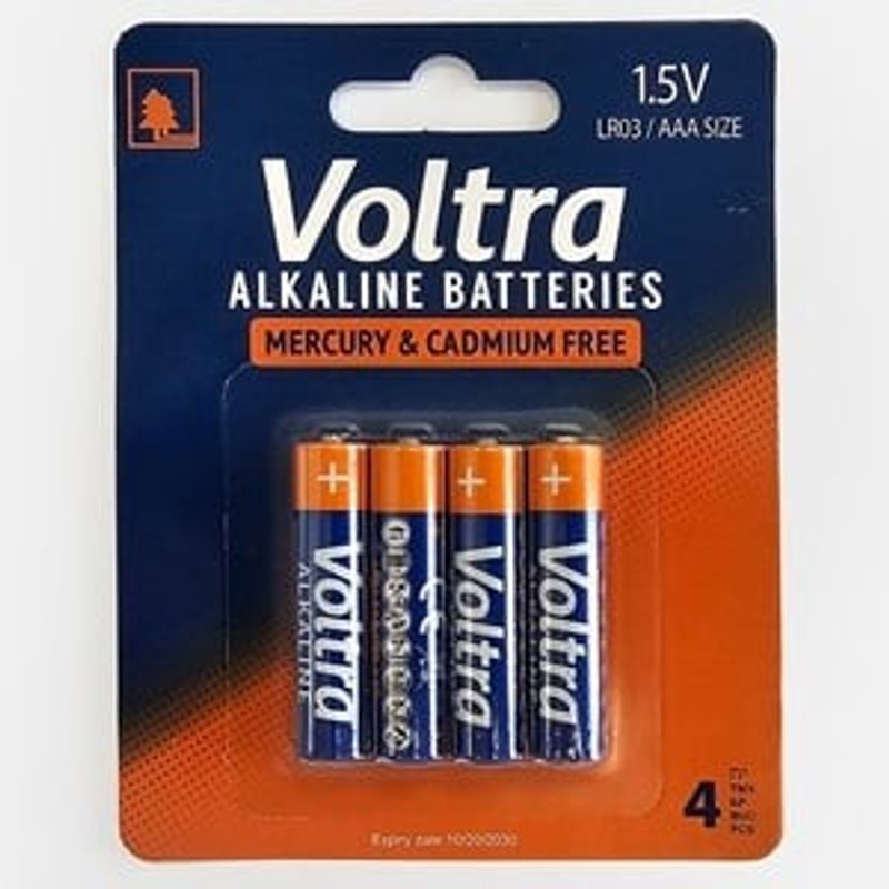 Casa si Gradina - Electrice - Accesorii electrice - Baterii, acumulatori si incarcatoare - Set de baterii alcaline AAA 1.5V - 4 buc - Infinity.ro