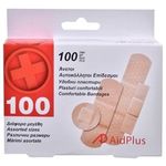 Ingrijire personala si Cosmetice - Ingrijire personala - Ingrijire corp - Plasturi - Set de Plasturi Adesive de Diferite Marimi - 100 buc - Infinity.ro