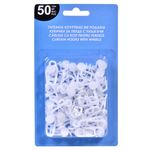 Casa si Gradina - Textile si covoare - Perdele si draperii - Accesorii perdele si draperii - Carlige cu Roti pentru Perdele din Plastic - Set de 50 buc - Infinity.ro