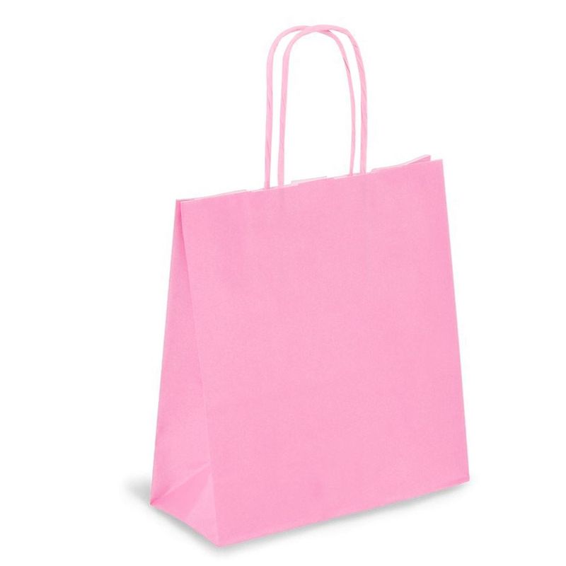 Market - Bauturi - Bauturi alcoolice - Rom - Sac de cadou kraft roz cu mâneri din hârtie - Infinity.ro