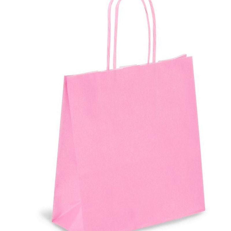 Market - Bauturi - Bauturi alcoolice - Rom - Sac de cadou kraft roz cu mâneri din hârtie - Infinity.ro