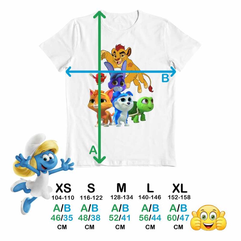 Fashion, accesorii si bijuterii - Copii - Imbracaminte copii - Tricouri copii - Tricou Copii Baieti Robogobo Kion Garda Felina CoolTrend, alb, marime XL Copii - Infinity.ro