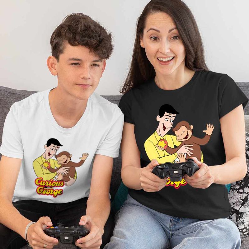 Fashion, accesorii si bijuterii - Copii - Imbracaminte copii - Tricouri copii - Tricou Copii Baieti Curiosul George Teodor Zoo CoolTrend, negru, marime XL Copii - Infinity.ro
