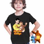 Fashion, accesorii si bijuterii - Copii - Imbracaminte copii - Tricouri copii - Tricou Copii Baieti Curiosul George Teodor Zoo CoolTrend, negru, marime XL Copii - Infinity.ro