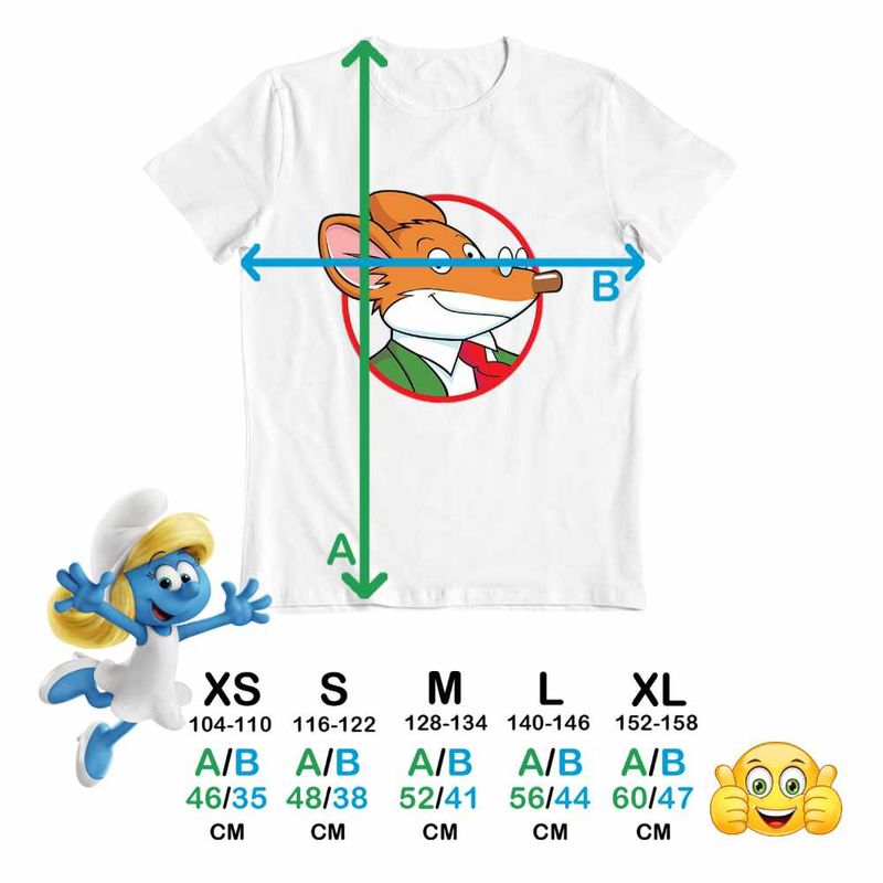Fashion, accesorii si bijuterii - Copii - Imbracaminte copii - Tricouri copii - Tricou Copii Fete Soricelul Geronimo Stilton CoolTrend, alb, marime L Copii - Infinity.ro