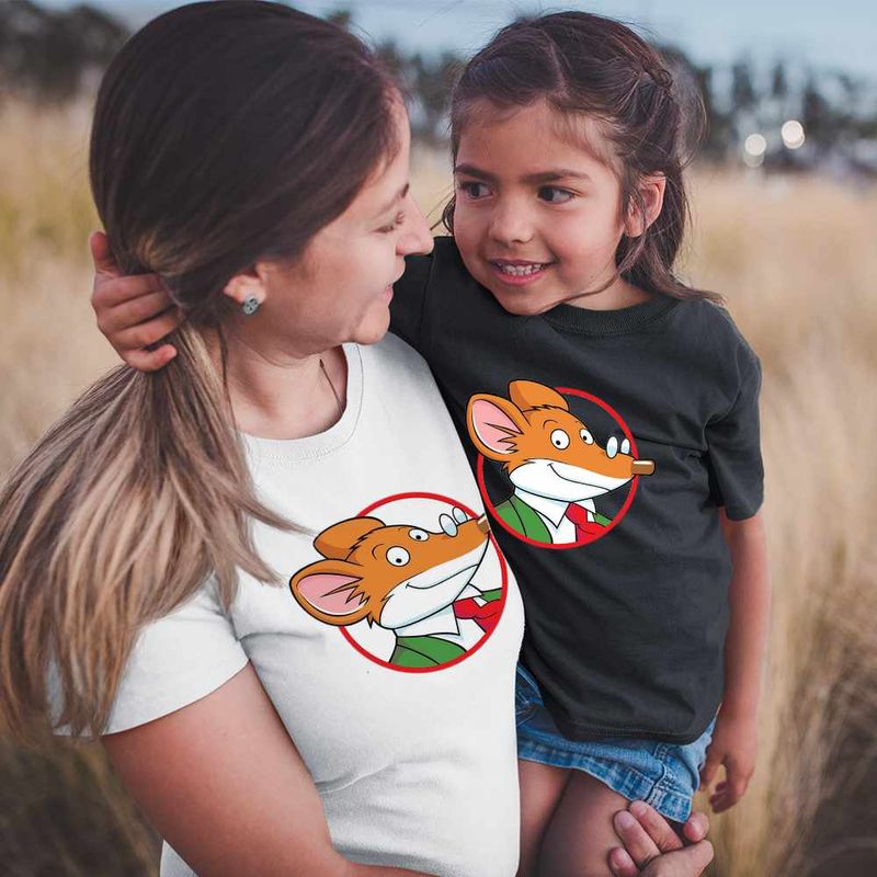 Fashion, accesorii si bijuterii - Copii - Imbracaminte copii - Tricouri copii - Tricou Copii Fete Soricelul Geronimo Stilton CoolTrend, alb, marime L Copii - Infinity.ro