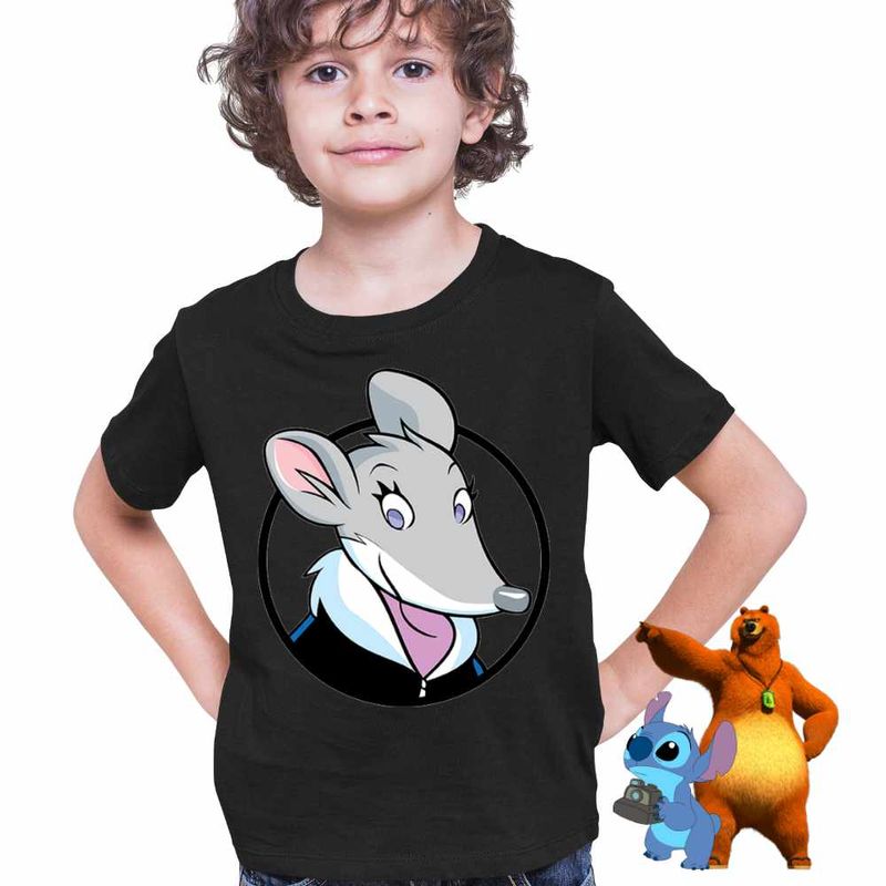 Fashion, accesorii si bijuterii - Copii - Imbracaminte copii - Tricouri copii - Tricou Copii Baieti Thea Geronimo Stilton CoolTrend, negru, marime XS Copii - Infinity.ro