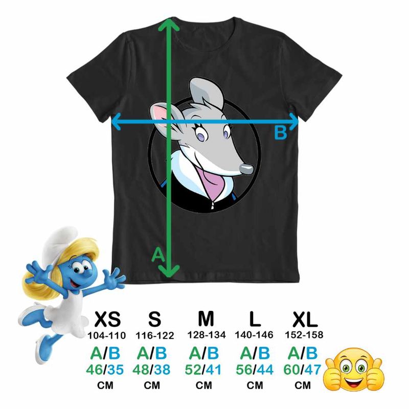 Fashion, accesorii si bijuterii - Copii - Imbracaminte copii - Tricouri copii - Tricou Copii Baieti Thea Geronimo Stilton CoolTrend, negru, marime XS Copii - Infinity.ro