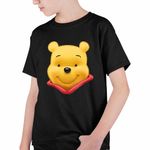Fashion, accesorii si bijuterii - Copii - Imbracaminte copii - Tricouri copii - Tricou Copii Baieti Winnie the Puh Pooh Cartoon CoolTrend, negru, marime M Copii - Infinity.ro