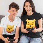 Fashion, accesorii si bijuterii - Copii - Imbracaminte copii - Tricouri copii - Tricou Copii Baieti Winnie the Puh Pooh Cartoon CoolTrend, negru, marime M Copii - Infinity.ro