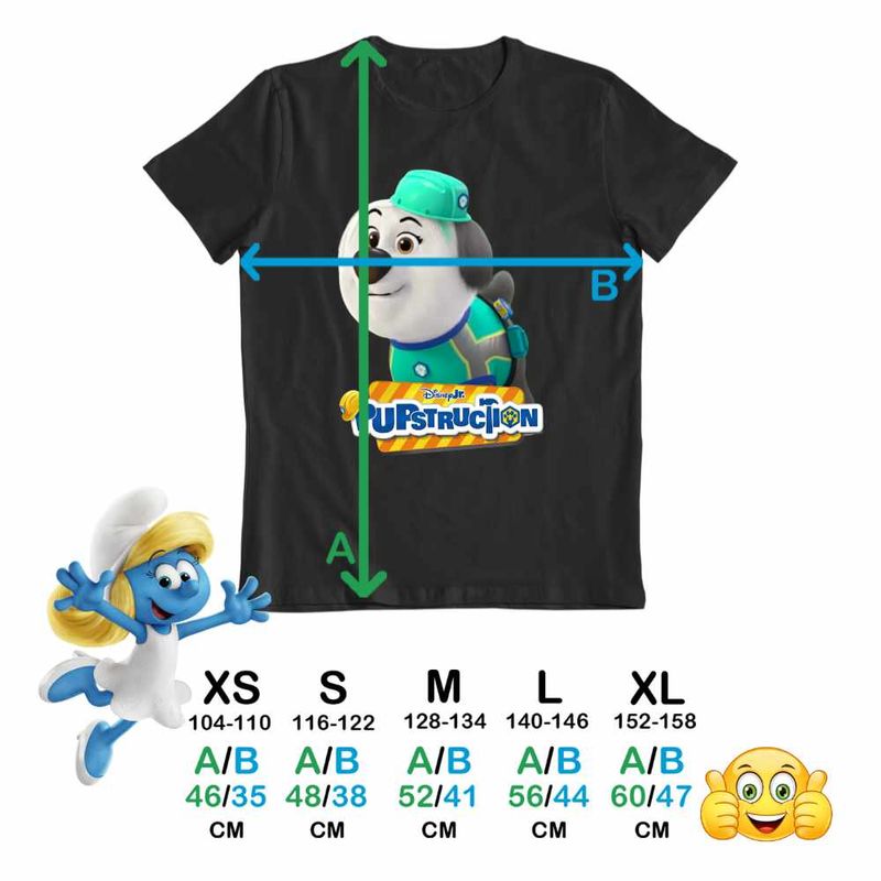 Fashion, accesorii si bijuterii - Copii - Imbracaminte copii - Tricouri copii - Tricou Copii Fete Pupstruction Luna Catelusi Constructori Meseriasi CoolTrend, negru, marime L Copii - Infinity.ro