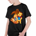 Fashion, accesorii si bijuterii - Copii - Imbracaminte copii - Tricouri copii - Tricou Copii Baieti Grizzy Lemingii Winnie the Pooh CoolTrend, negru, marime L Copii - Infinity.ro