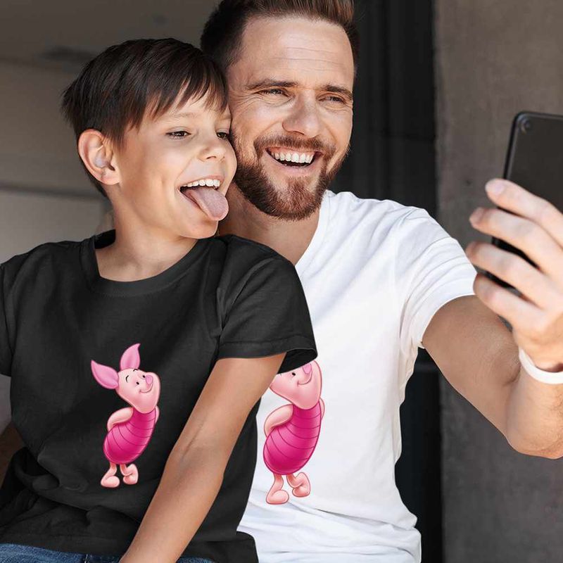 Fashion, accesorii si bijuterii - Copii - Imbracaminte copii - Tricouri copii - Tricou Copii Baieti Purcelusul Piglet Ursuletul Winnie the Pooh Puh CoolTrend, alb, marime XL Copii - Infinity.ro