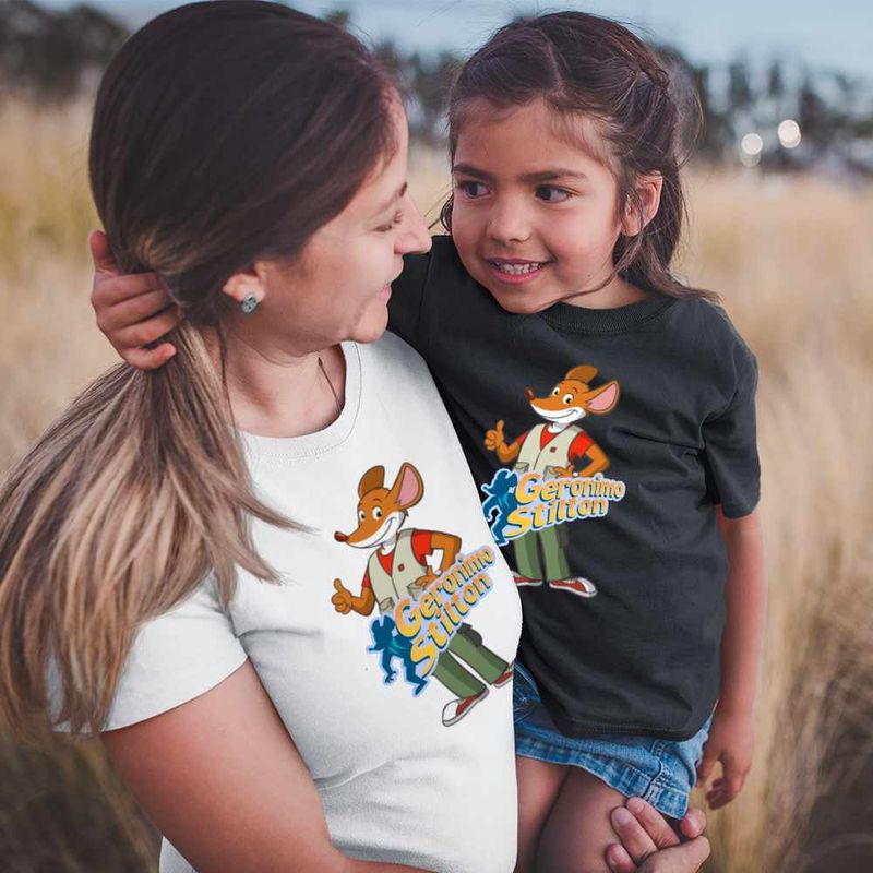 Fashion, accesorii si bijuterii - Copii - Imbracaminte copii - Tricouri copii - Tricou Copii Fete Geronimo Stilton Aventori Soricel Jurnalist CoolTrend, alb, marime S Copii - Infinity.ro