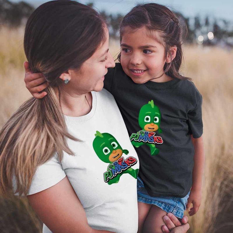 Fashion, accesorii si bijuterii - Copii - Imbracaminte copii - Tricouri copii - Tricou Copii Fete Eroii Pijama Gekko Pjmasks CoolTrend, alb, marime L Copii - Infinity.ro