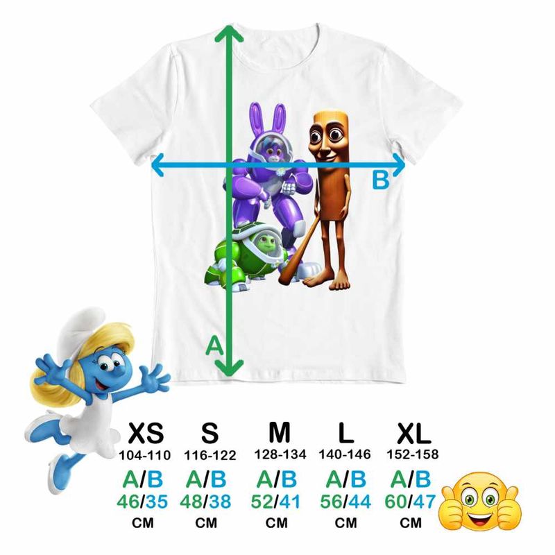 Fashion, accesorii si bijuterii - Copii - Imbracaminte copii - Tricouri copii - Tricou Copii Baieti Robogobo Tung Sahur CoolTrend, alb, marime S Copii - Infinity.ro
