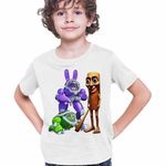 Fashion, accesorii si bijuterii - Copii - Imbracaminte copii - Tricouri copii - Tricou Copii Baieti Robogobo Tung Sahur CoolTrend, alb, marime S Copii - Infinity.ro