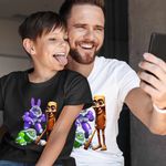 Fashion, accesorii si bijuterii - Copii - Imbracaminte copii - Tricouri copii - Tricou Copii Baieti Robogobo Tung Sahur CoolTrend, alb, marime S Copii - Infinity.ro