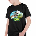 Fashion, accesorii si bijuterii - Copii - Imbracaminte copii - Tricouri copii - Tricou Copii Baieti My Talking Tom All Team CoolTrend, negru, marime S Copii - Infinity.ro