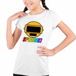 Fashion, accesorii si bijuterii - Copii - Imbracaminte copii - Tricouri copii - Tricou Copii Fete Sprunki Gold Sound Music Game CoolTrend, alb, marime XL Copii - Infinity.ro
